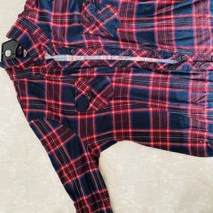 Zenobia Plaid long sleeve shirt